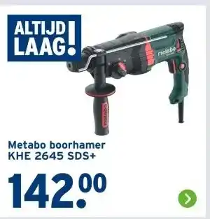 GAMMA Metabo boorhamer KHE 2645 SDS+ aanbieding