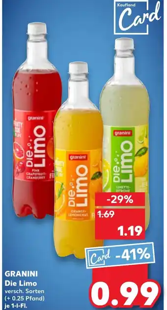 Kaufland DE GRANINI Die Limo aanbieding