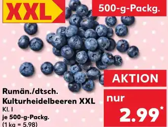 Kaufland DE Rumän./dtsch. Kulturheidelbeeren XXL aanbieding