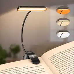 Amazon Gritin Leeslamp met 19 leds, met clip, oplaadbaar, USB met 3 kleurtemperaturen, 5 instelbare helderheid, lange levensduur, 36 aanbieding