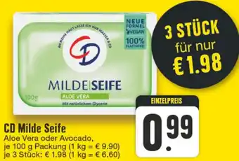 Edeka DE CD Milde Seife 100g aanbieding