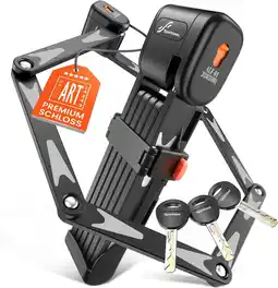 Amazon Sportneer Vouwslot voor fiets en motorfiets, fietsslot met Super B boorbeveiliging, fietsslot, hoog veiligheidsniveau, ART ve aanbieding