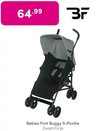 Baby & Tiener Bebies First Buggy 5-Positie aanbieding