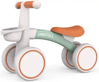 Amazon Umatoll Loopfiets voor kinderen vanaf 1 jaar, speelgoed voor 12-24 maanden, loopfiets met mand voor jongens en meisjes, cadea aanbieding