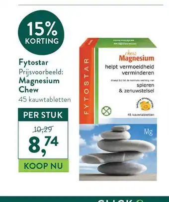 Holland & Barrett Fytostar Magnesium Chew aanbieding