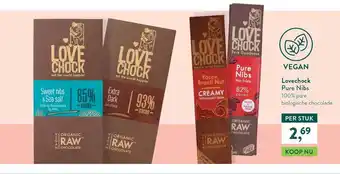 Holland & Barrett Lovechock Pure Nibs aanbieding