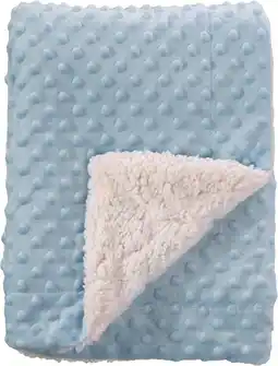 Amazon CREVENT Zacht, licht en warm sherpa-doekje voor baby's en peuters, voor in de wieg en kinderwagen, cadeau voor pasgeboren jon aanbieding