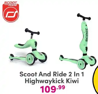 Baby & Tiener Scoot And Ride 2 In 1 Highwaykick Kiwi aanbieding