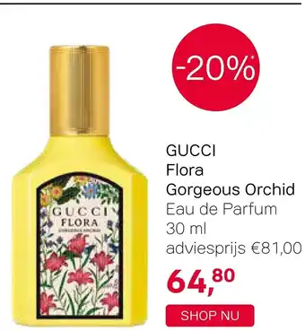 Pour Vous GUCCI Flora Gorgeous Orchid Eau de Parfum 30 ml aanbieding