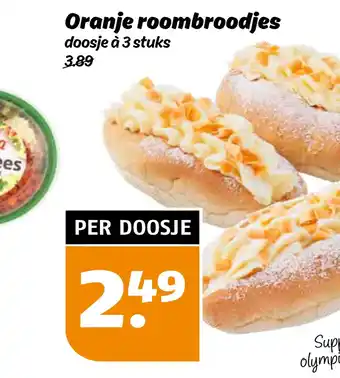 Poiesz Oranje roombroodjes aanbieding