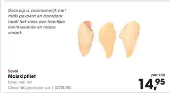 HANOS Savel Maiskipfilet aanbieding