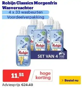 Bol.com Robijn Classics Morgenfris Wasverzachter aanbieding