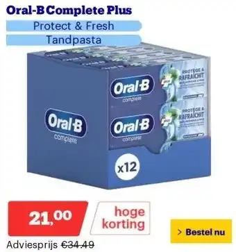 Bol.com Oral-B Complete Plus aanbieding