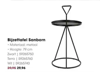 HANOS Bijzettafel Sanborn aanbieding