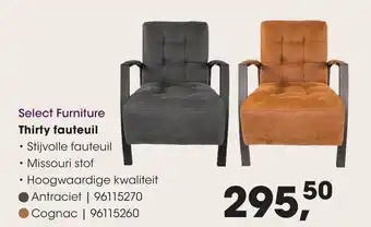 HANOS Select Furniture Thirty fauteuil aanbieding