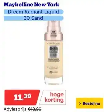 Bol.com Maybelline New York aanbieding