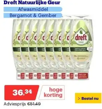 Bol.com Dreft Natuurlijke Geur aanbieding