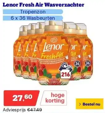 Bol.com Lenor Fresh Air Wasverzachter aanbieding