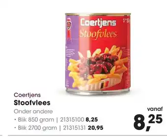 HANOS Coertjens Stoofvlees aanbieding