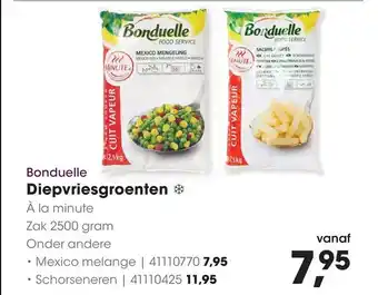 HANOS Bonduelle Diepvriesgroenten aanbieding