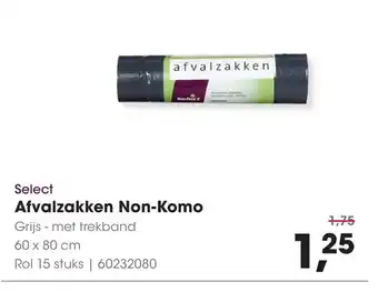 HANOS Select Afvalzakken Non-Komo aanbieding
