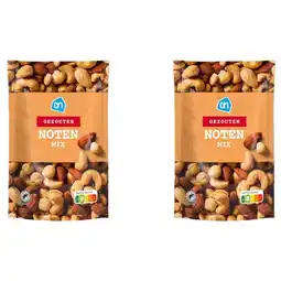 Albert Heijn AH Gevarieerde notenmelange gezouten 2-pack aanbieding