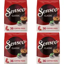 Albert Heijn Senseo Classic koffiepads 4-pack aanbieding