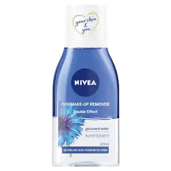 Dekamarkt Nivea Oog make-up remover double effect aanbieding