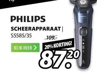 Expert Philips scheerapparaat | s5585-35 aanbieding