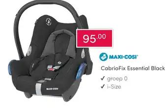 Baby & Tiener CabrioFix Essential Black aanbieding