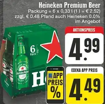 Edeka DE Heineken Premium Beer aanbieding