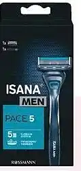 Rossmann DE Isana Men Pace 5 Rasierer aanbieding