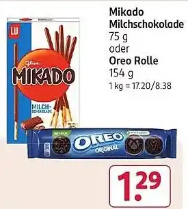 Rossmann DE Mikado Milchschokolade aanbieding