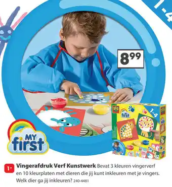 Top1Toys Vingerafdruk Verf Kunstwerk aanbieding