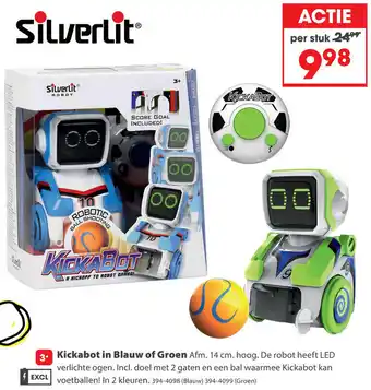 Top1Toys Kickabot in Blauw of Groen aanbieding