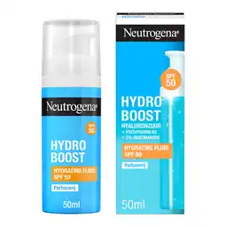 De Online Drogist Neutrogena Hydro Boost Hydrating Fluide SPF50 aanbieding