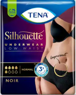 De Online Drogist TENA Silhouette Underwear Low Waist Normal Noir M aanbieding