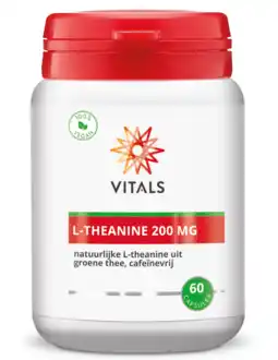 De Online Drogist Vitals L-Theanine 200mg Capsules aanbieding
