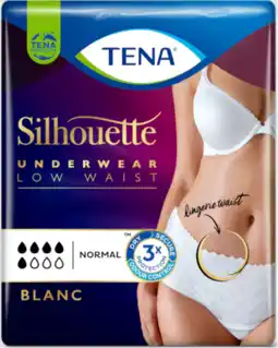 De Online Drogist Tena Silhouette Underwear Low Waist Normal Blanc L aanbieding