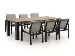 Kees Smit Bellagio Vezzano/ROUGH-X 240cm dining tuinset 7-delig aanbieding