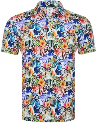 Suitable R2 Amsterdam Polo Piqué Fietsenprint Multicolour aanbieding