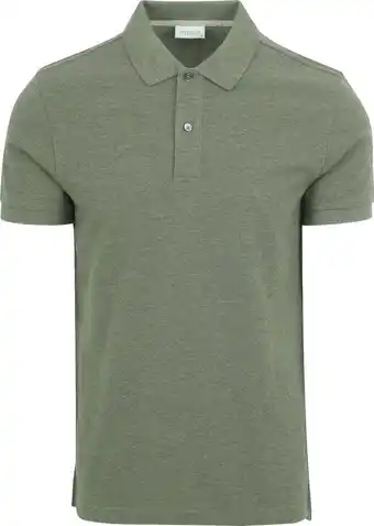 Suitable Profuomo Piqué Poloshirt Groen aanbieding