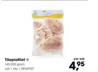 HANOS Tilapiafilet 1 kilo aanbieding