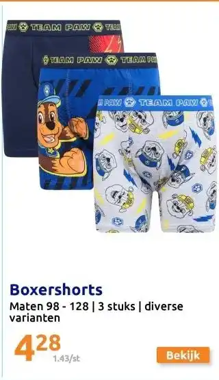 Action Boxershorts aanbieding