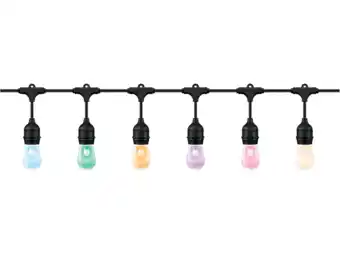 MediaMarkt WIZ Lichtsnoer Voor Buiten - Gekleurd En Wit Licht Slimme Ledlamp Zwart aanbieding