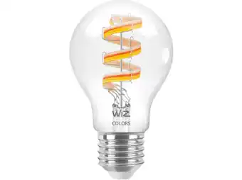 MediaMarkt WIZ Lamp Filament E27 - Gekleurd En Wit Licht Slimme Ledlamp Transparant aanbieding