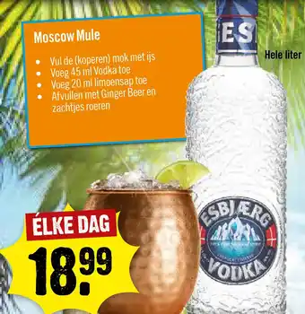 Dirck 3 ESBJAERG Vodka aanbieding