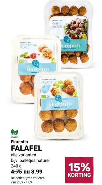 Ekoplaza Florentin FALAFEL aanbieding