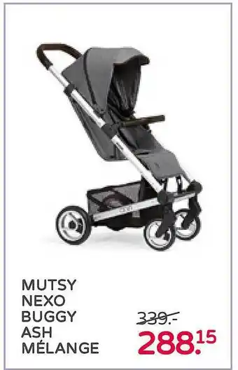 Prenatal Mutsy nexo buggy ash mélange aanbieding