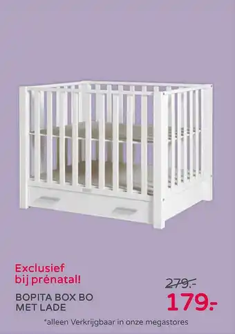 Prenatal Bopita box bo met lade aanbieding